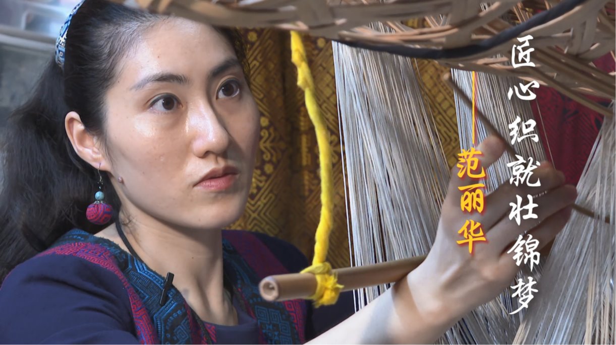 南职榜样力——范丽华:匠心织就壮锦梦